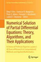 Numerical Solution of Partial Differential Equations: Theory, Algorithms, and Their Applications