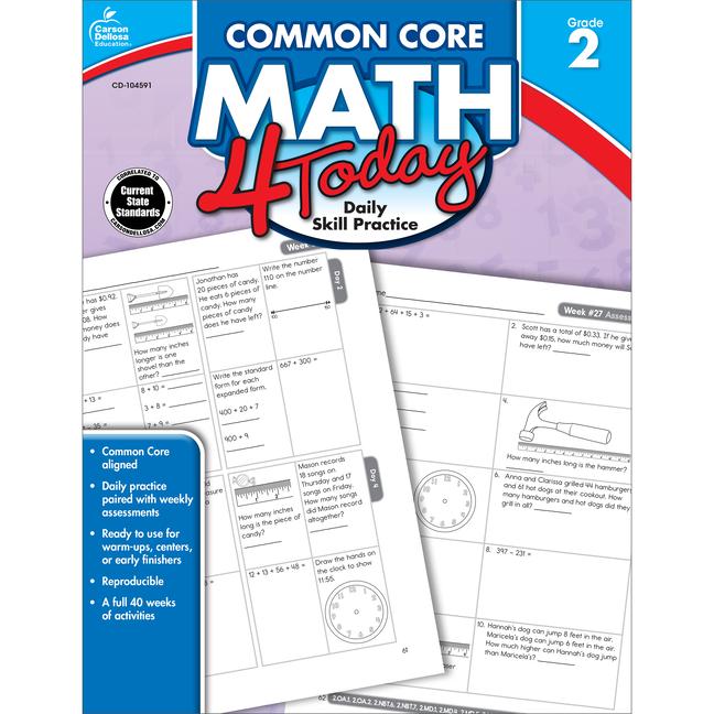 Common Core Math 4 Today, Grade 2