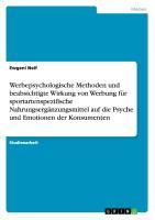 Werbepsychologische Methoden und beabsichtigte Wirkung von Werbung für sportartenspezifische Nahrungsergänzungsmittel auf die Psyche und Emotionen der Konsumenten