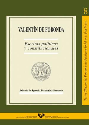 Valentín de Foronda : escritos políticos y constitucionales