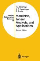 Manifolds, Tensor Analysis, and Applications