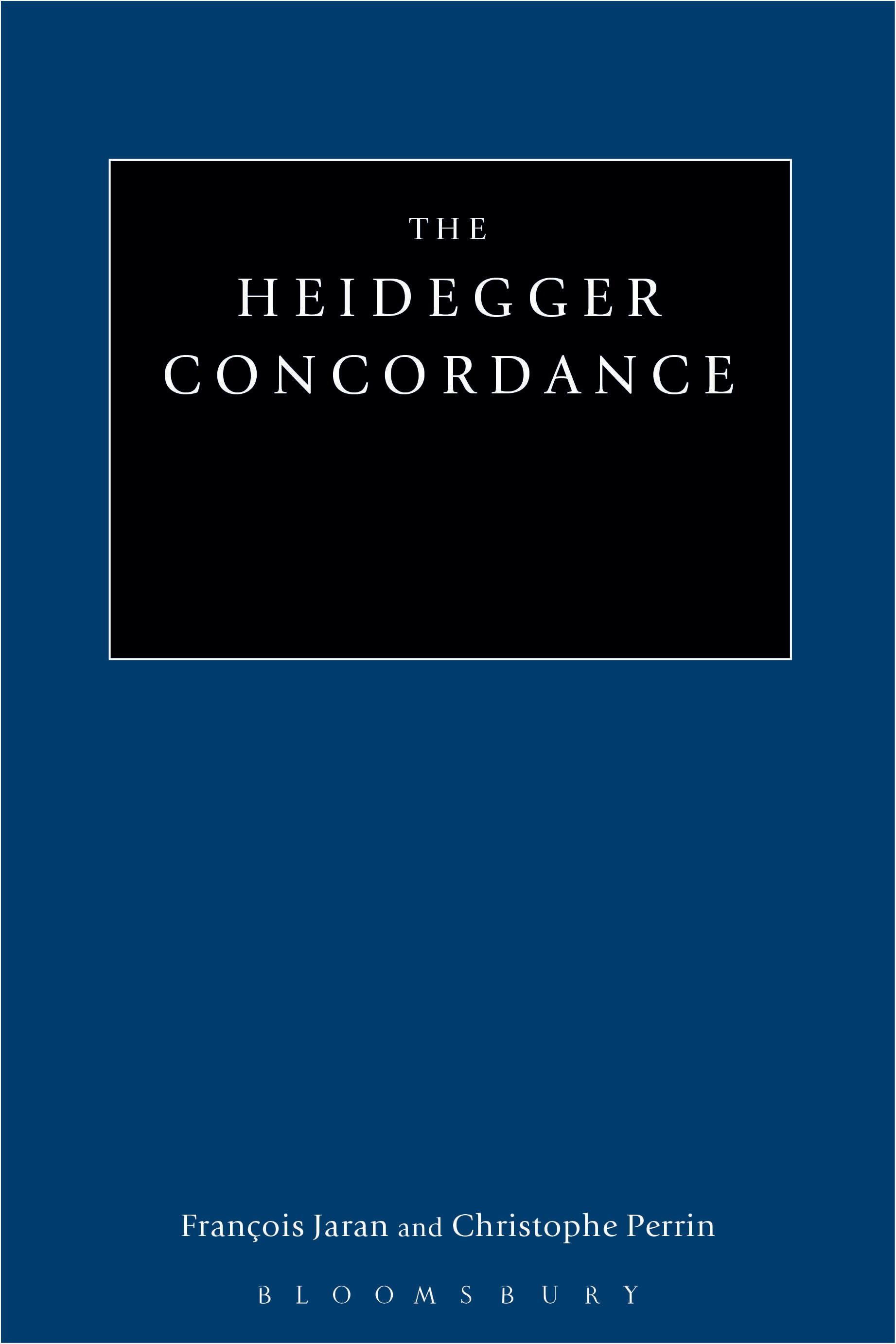 The Heidegger Concordance