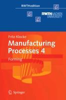 Manufacturing Processes 4