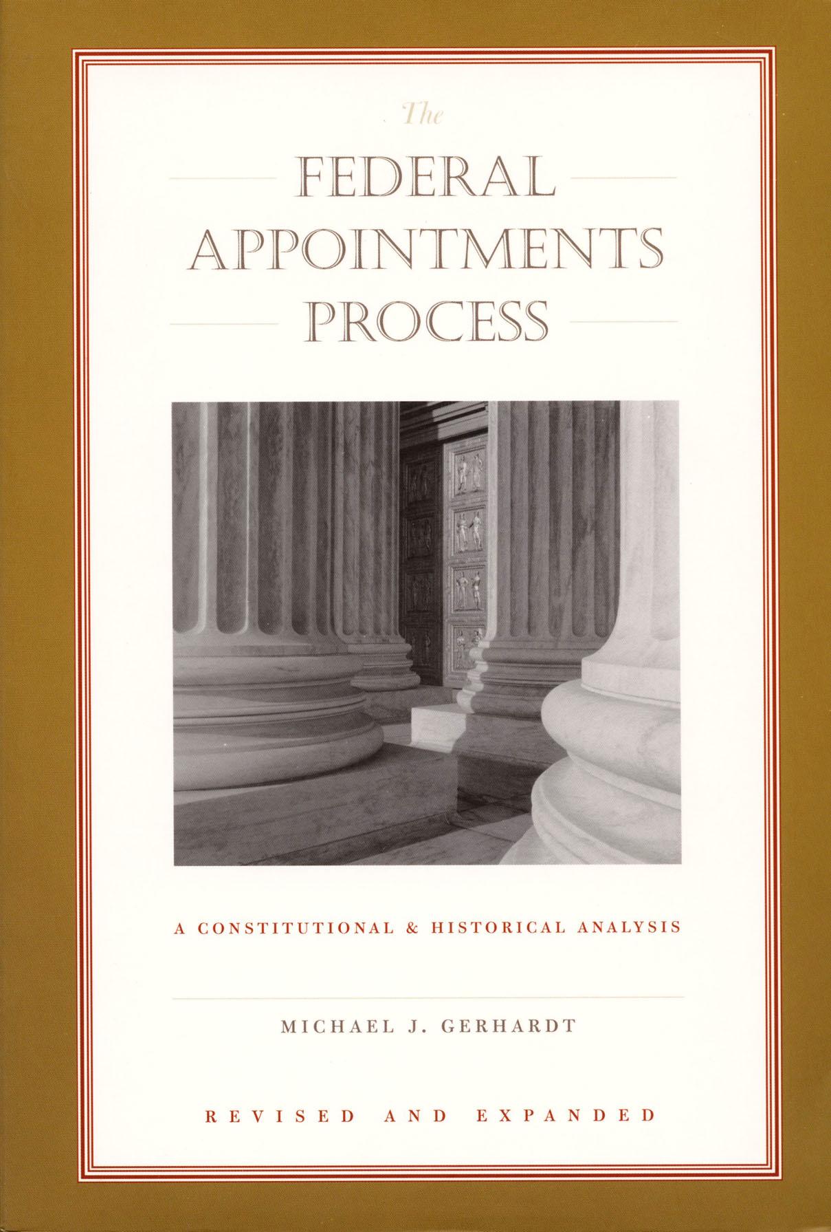 The Federal Appointments Process