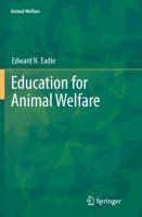 Education for Animal Welfare