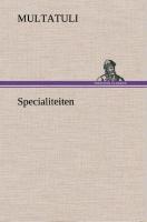 Specialiteiten