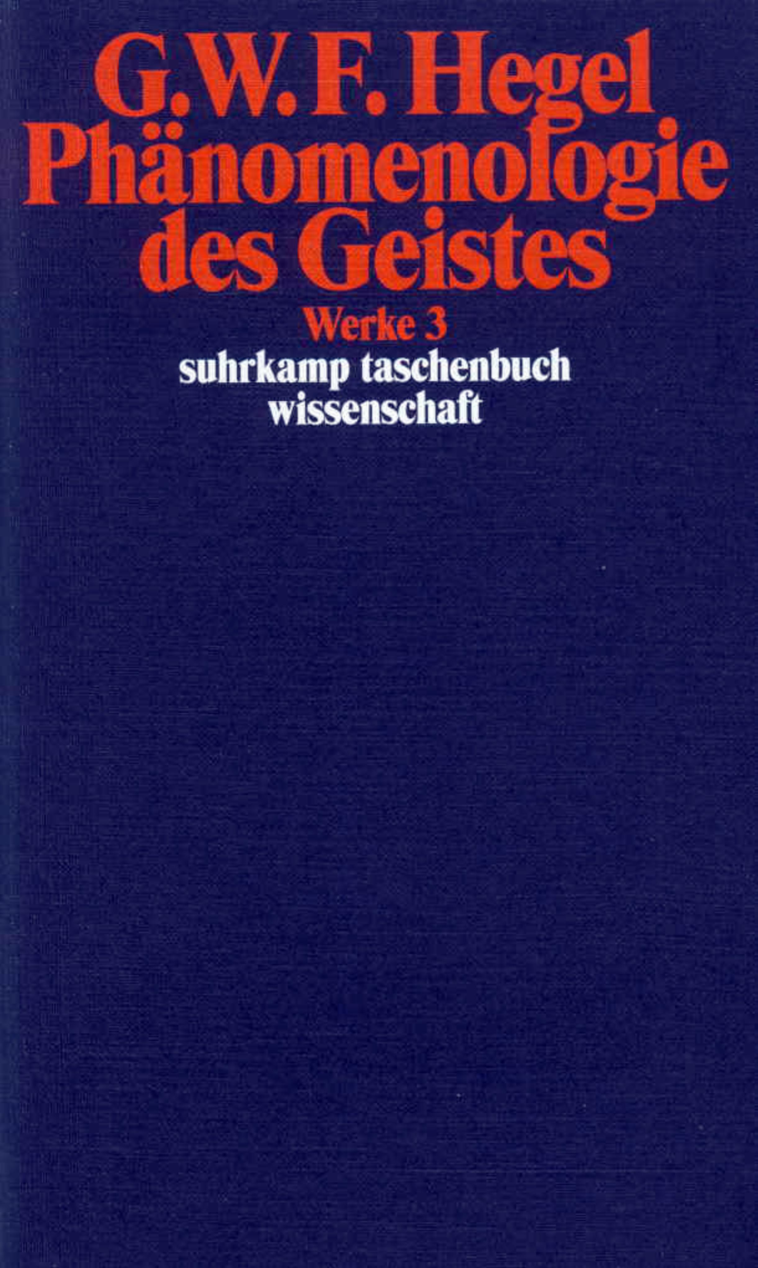 Phänomenologie des Geistes