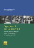 Experiment bei Gegenwind