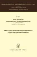 Inkompressible Strömungen um Systeme paralleler Zylinder von elliptischem Querschnitt