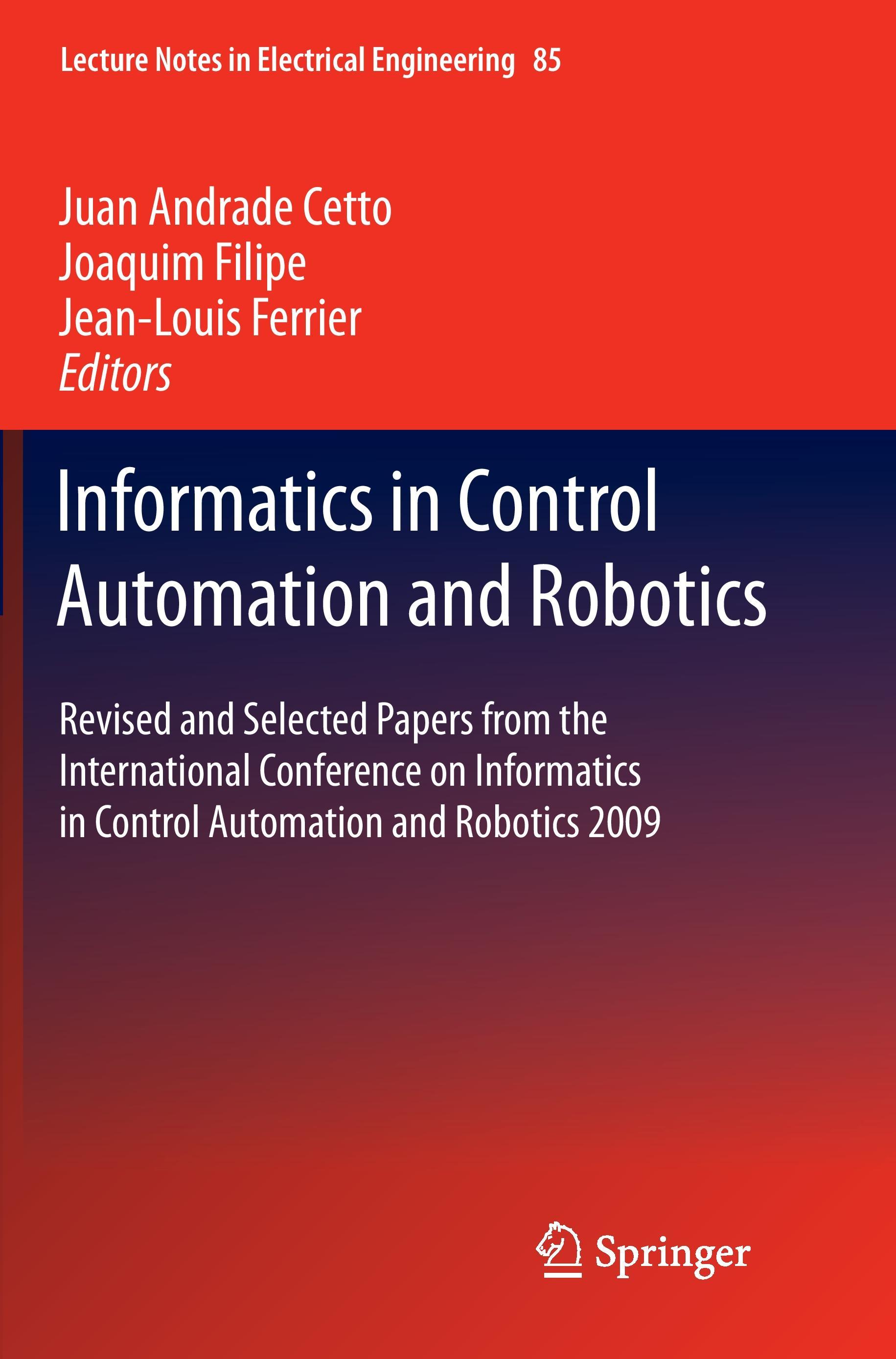 Informatics in Control Automation and Robotics