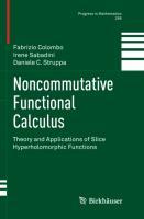 Noncommutative Functional Calculus