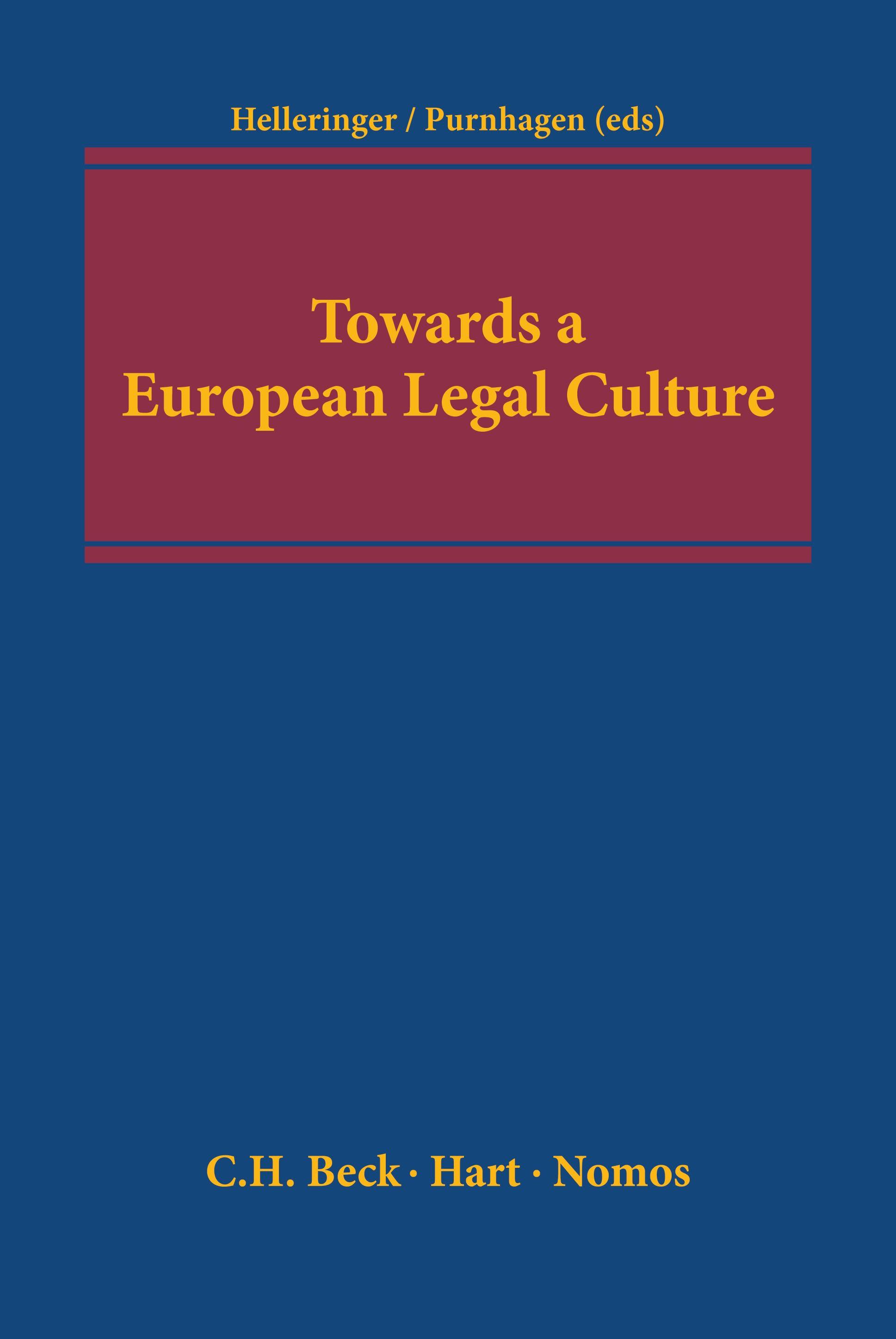 Towards a European Legal Culture