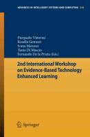 2nd International Workshop on Evidence-based Technology Enhanced Learning