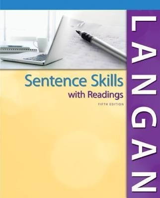 Sentence Skills with Readings W/ Connect Writing 2.0