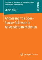 Anpassung von Open-Source-Software in Anwenderunternehmen