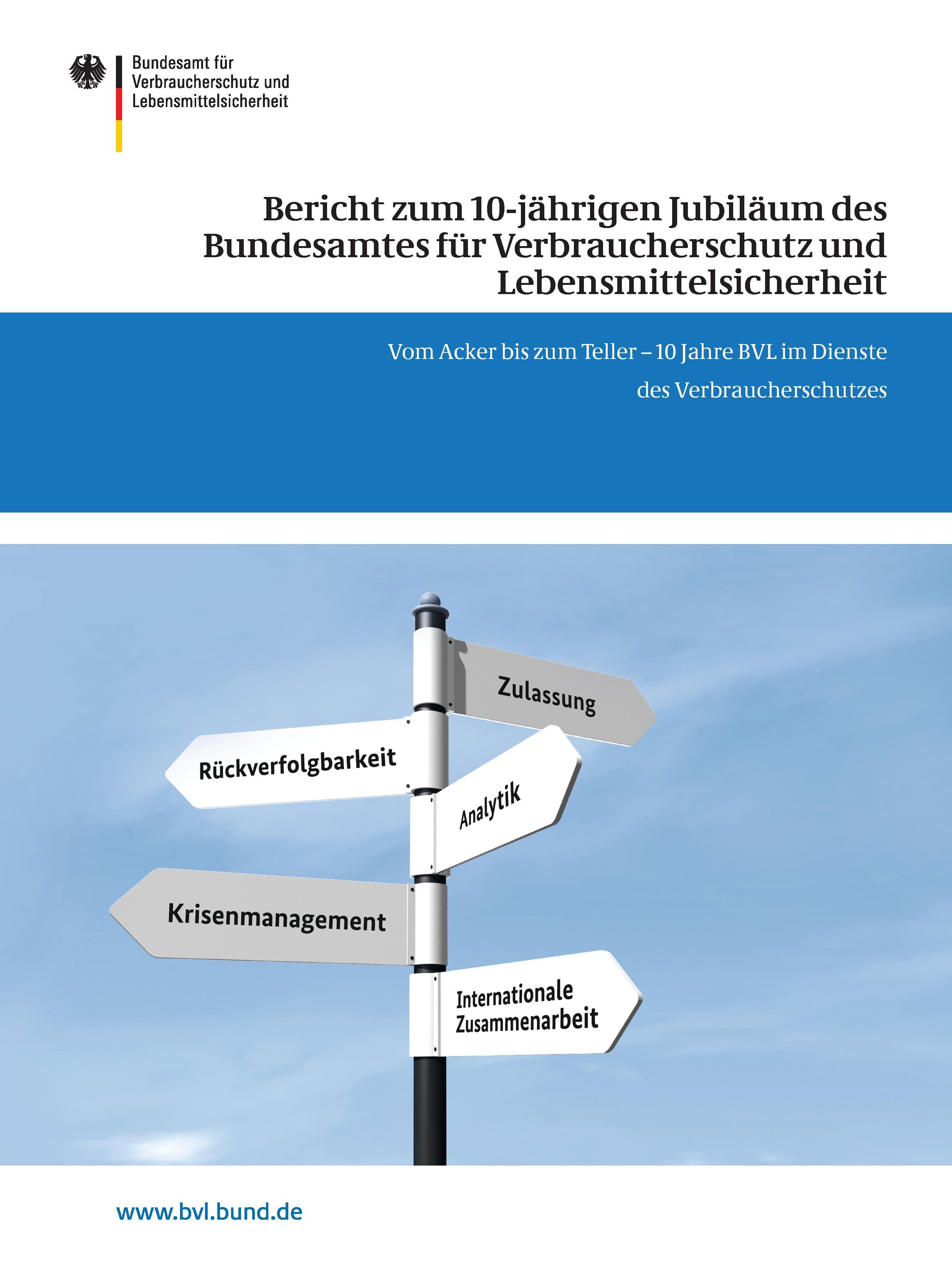 Bericht zum 10-jährigen Jubiläum des Bundesamtes für Verbraucherschutz und Lebensmittelsicherheit