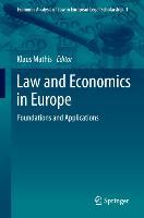 Law and Economics in Europe