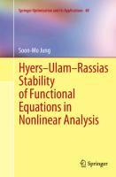 Hyers-Ulam-Rassias Stability of Functional Equations in Nonlinear Analysis