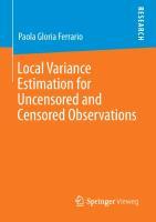 Local Variance Estimation for Uncensored and Censored Observations