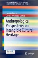 Anthropological Perspectives on Intangible Cultural Heritage