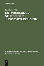 Entwicklungsstufen der jüdischen Religion