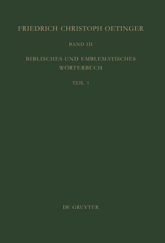 Biblisches und emblematisches Wörterbuch