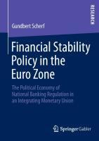 Financial Stability Policy in the Euro Zone