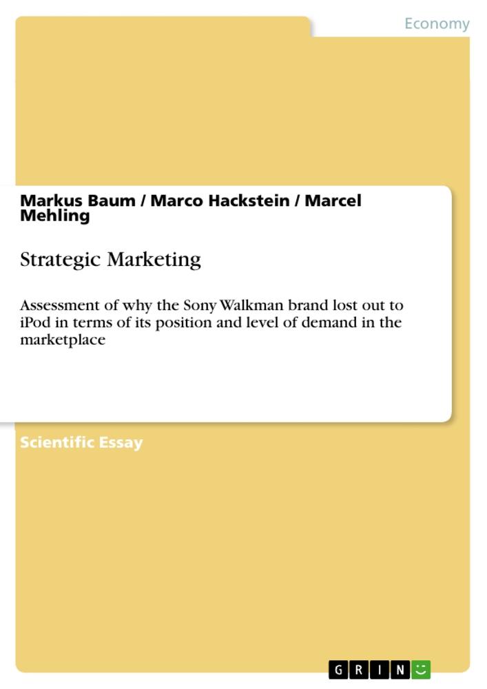 Strategic Marketing