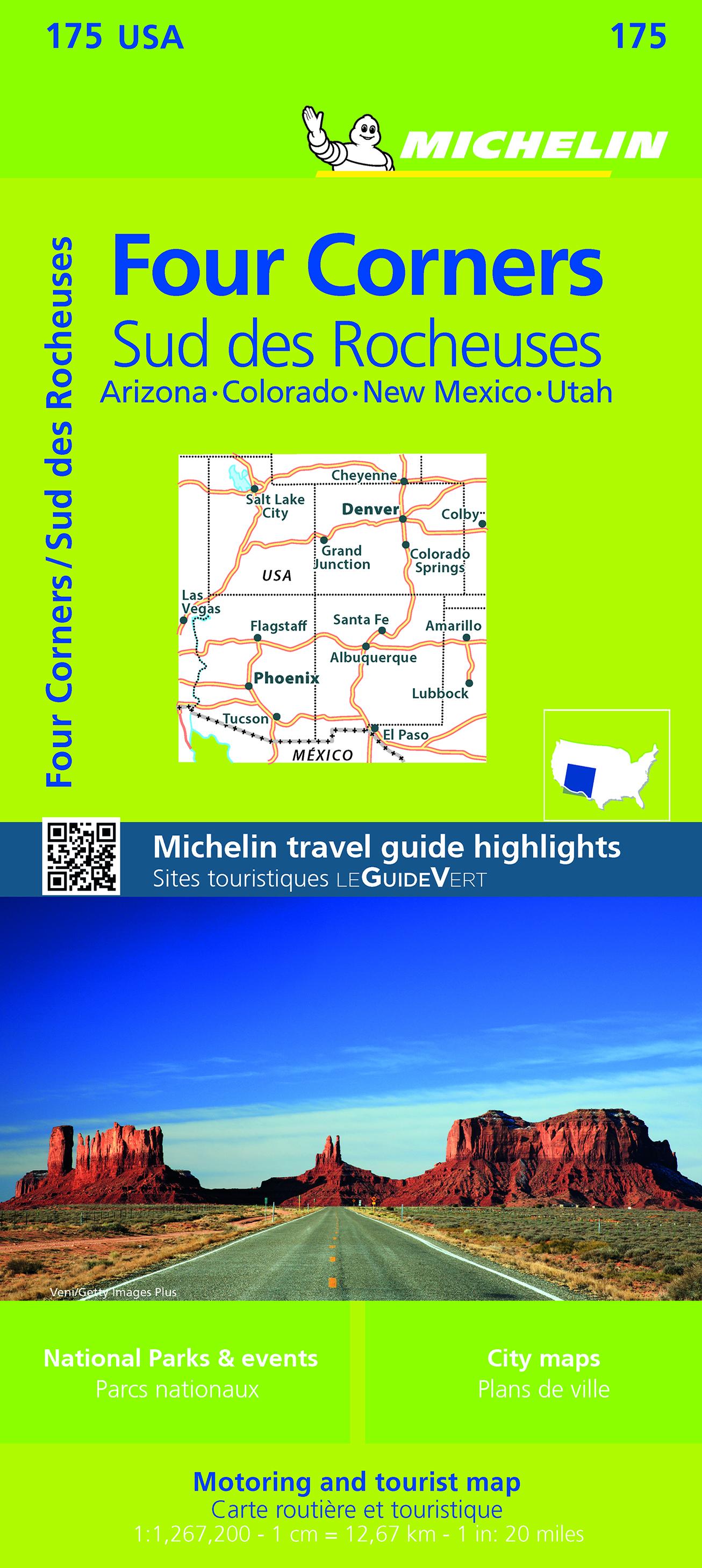 Michelin Four Corners Map