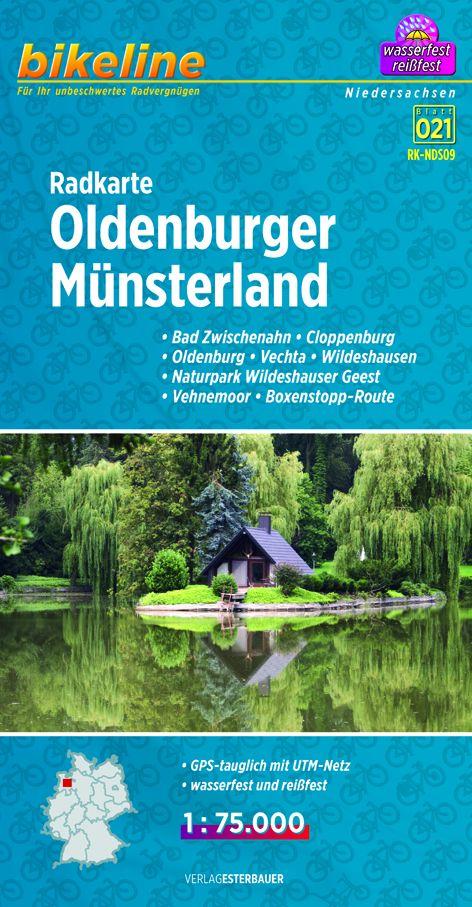 Bikeline Radkarte Oldenburger Münsterland 1 : 75.000