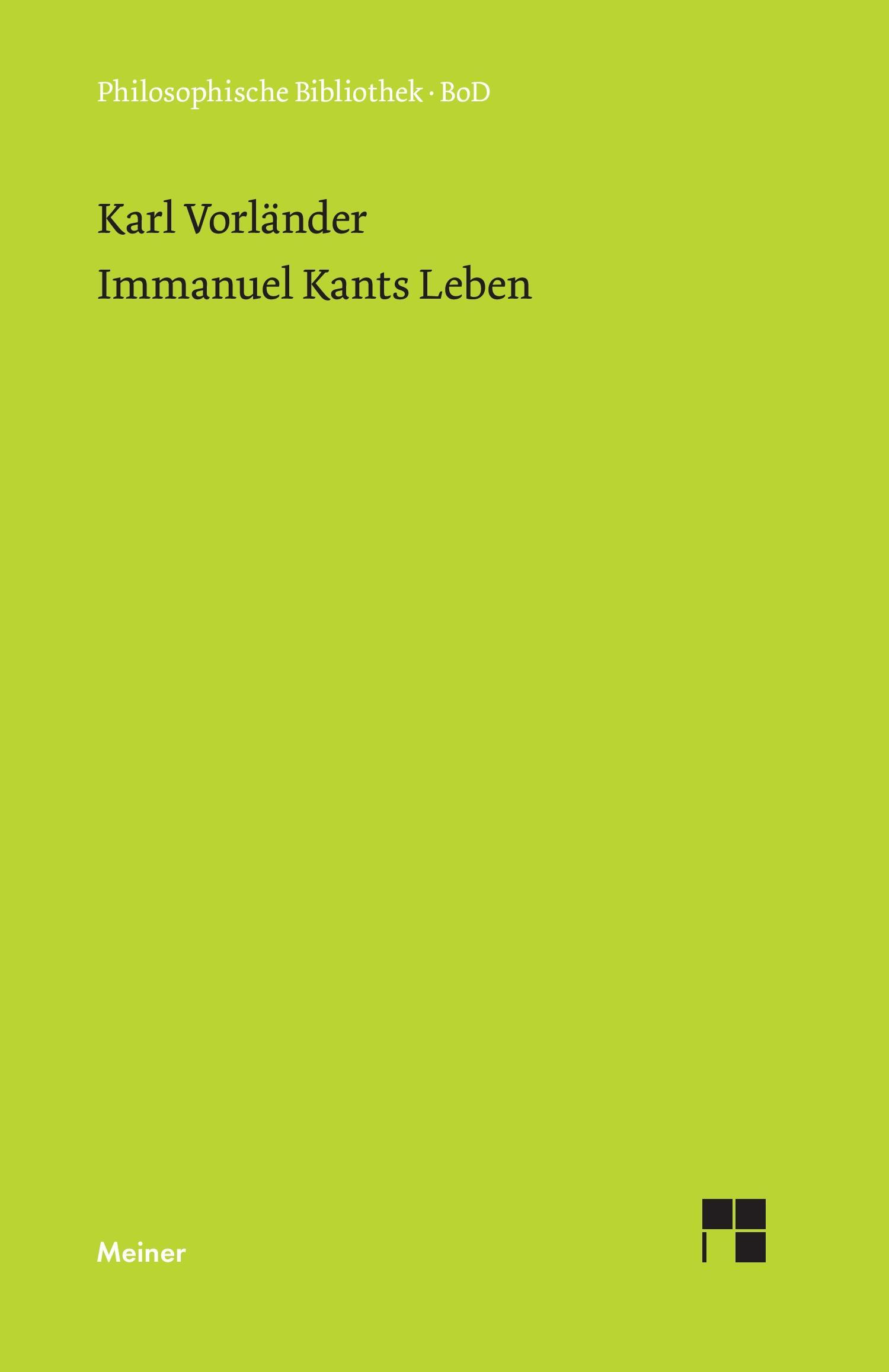 Immanuel Kants Leben