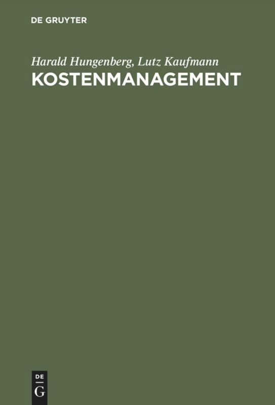 Kostenmanagement