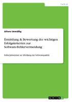 Ermittlung & Bewertung der wichtigen Erfolgskriterien zur Software-Fehlervermeidung