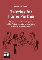 Dainties for Home Parties