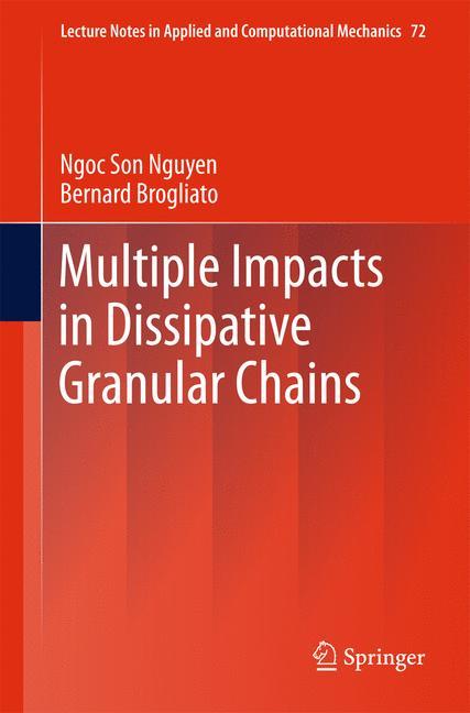 Multiple Impacts in Dissipative Granular Chains