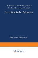 Der pikarische Moralist