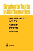 Riemann Surfaces