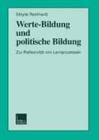 Werte-Bildung und politische Bildung