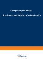 Absorptionsspektroskopie im Ultravioletten und sichtbaren Spektralbereich