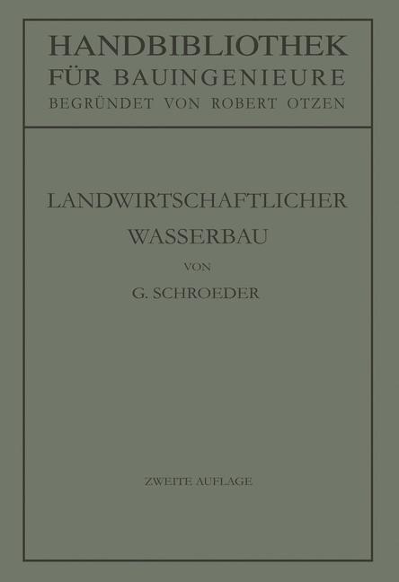 Landwirtschaftlicher Wasserbau