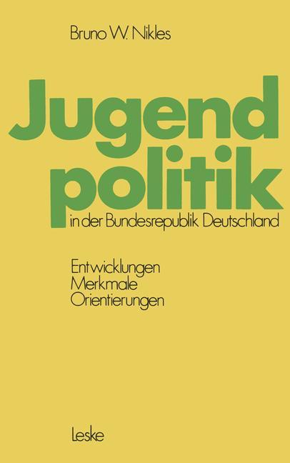 Jugendpolitik in der Bundesrepublik Deutschland