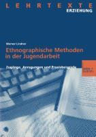 Ethnographische Methoden in der Jugendarbeit