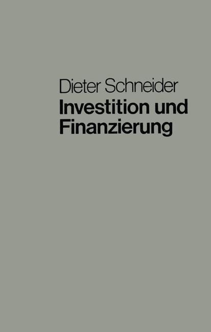 Investition und Finanzierung