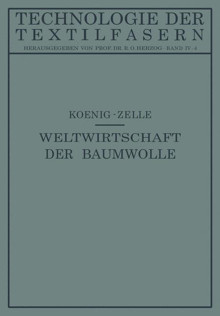 Die Weltwirtschaft der Baumwolle