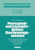 Personalwirtschaftliches Rechnungswesen