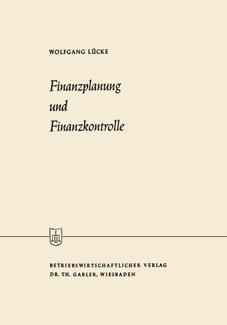 Finanzplanung und Finanzkontrolle