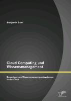 Cloud Computing und Wissensmanagement: Bewertung von Wissensmanagementsystemen in der Cloud