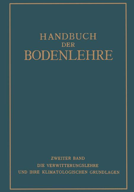 Handbuch der Bodenlehre