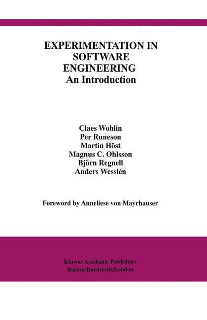 Experimentation in Software Engineering