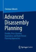 Advanced Disassembly Planning